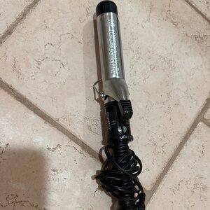 Conair 1 1/4” Silver and Black Curling Iron